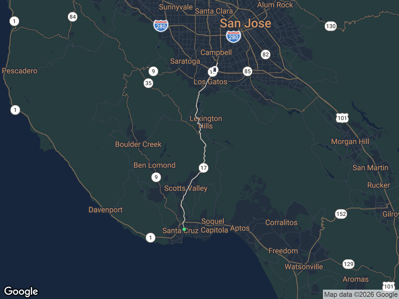 Area map showing Midtown and Netflix